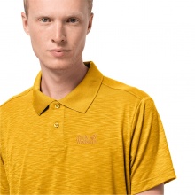 Jack Wolfskin Polo podróżny Freizeit (zapobiegający nieprzyjemnym zapachom, regulujący wilgoć) żółty męski